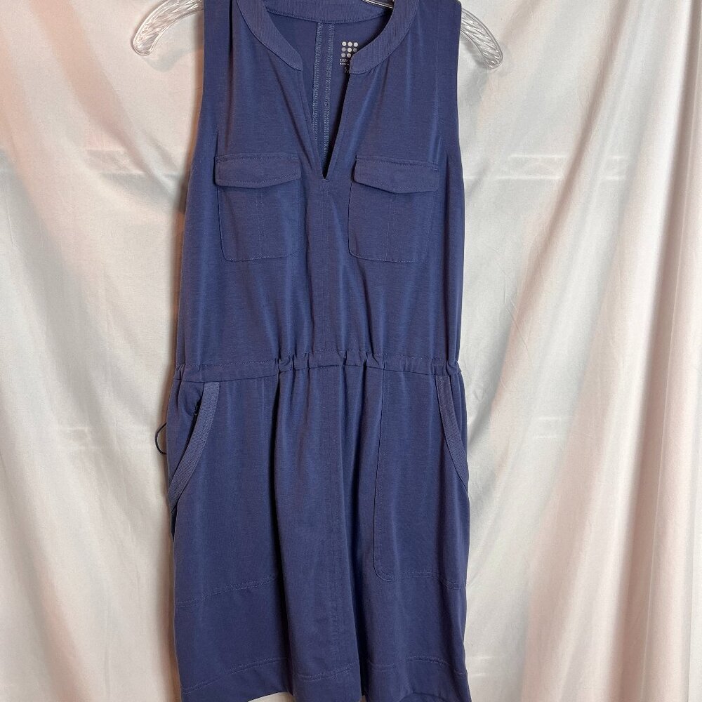 Women's Blue Knit Sleeveless Title Nine Dress Size M
